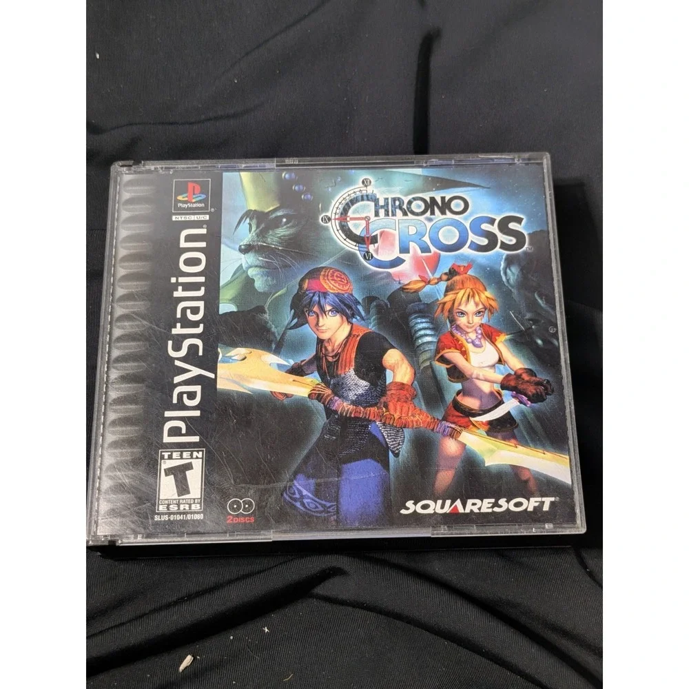 Sony PlayStation 1 Chrono Cross Game Original Case with Manual
